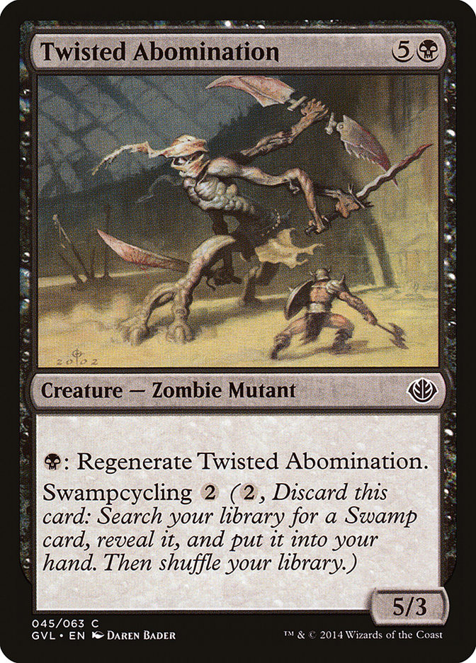 Twisted Abomination (Garruk vs. Liliana) [Duel Decks Anthology] | Shuffle n Cut Hobbies & Games