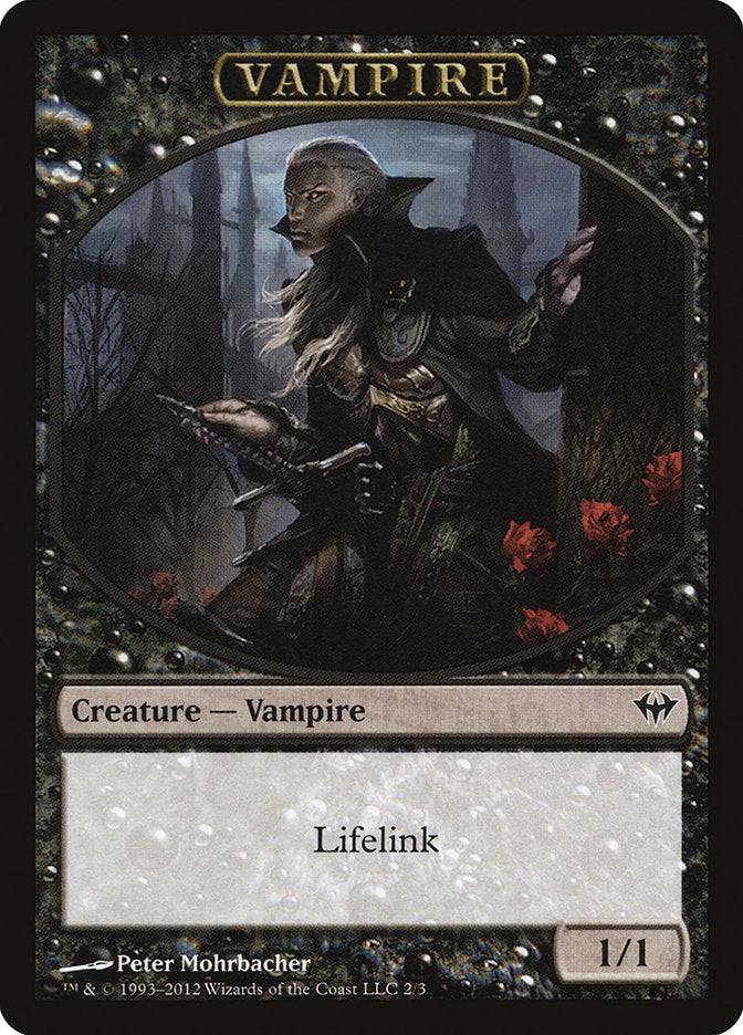 Vampire Token [Dark Ascension Tokens] | Shuffle n Cut Hobbies & Games