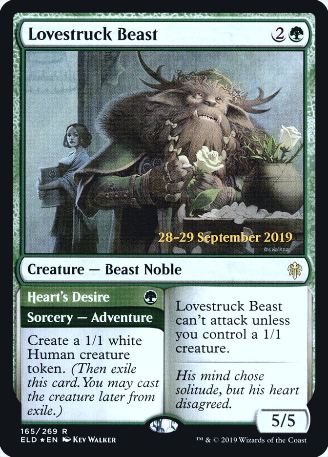 Lovestruck Beast // Heart's Desire [Throne of Eldraine Prerelease Promos] | Shuffle n Cut Hobbies & Games