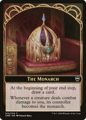 The Monarch // Spirit Double-Sided Token [Commander Legends Tokens] | Shuffle n Cut Hobbies & Games