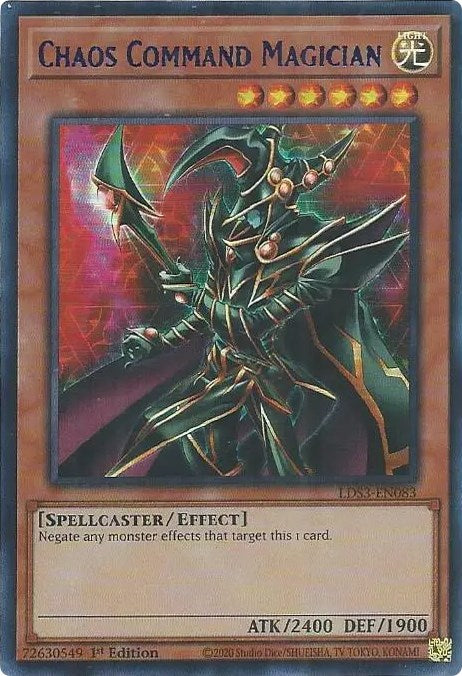 Chaos Command Magician (Blue) [LDS3-EN083] Ultra Rare | Shuffle n Cut Hobbies & Games