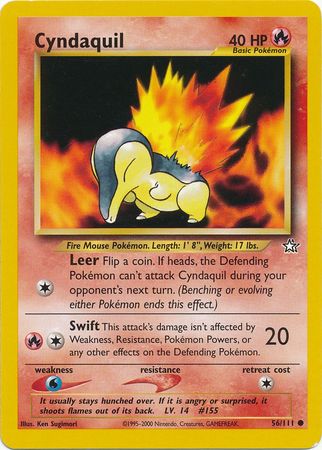 Cyndaquil (56/111) [Neo Genesis Unlimited] | Shuffle n Cut Hobbies & Games