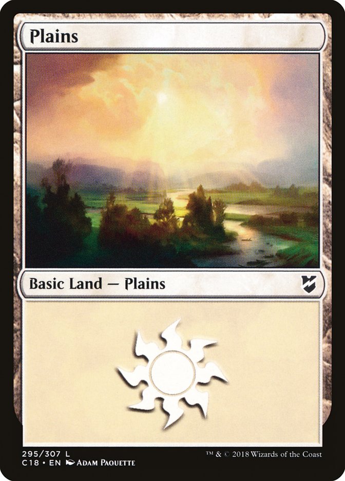 Plains (295) [Commander 2018] | Shuffle n Cut Hobbies & Games