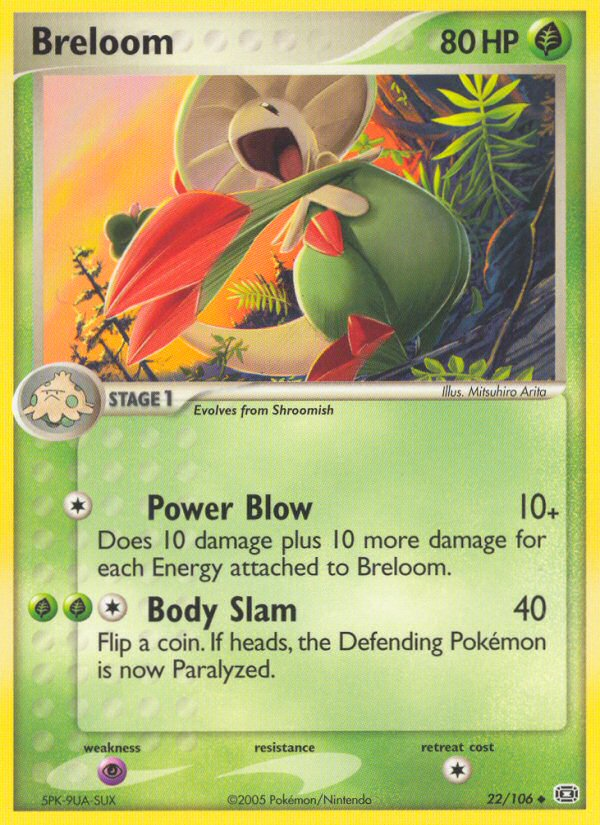 Breloom (22/106) [EX: Emerald] | Shuffle n Cut Hobbies & Games