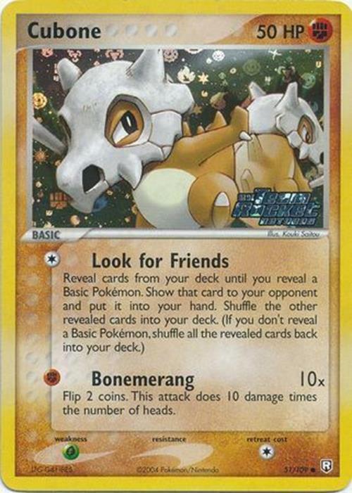 Cubone (51/109) (Stamped) [EX: Team Rocket Returns] | Shuffle n Cut Hobbies & Games