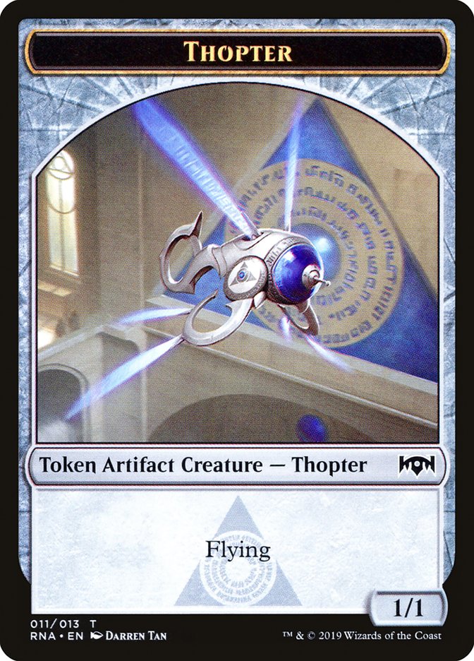 Thopter Token [Ravnica Allegiance Tokens] | Shuffle n Cut Hobbies & Games