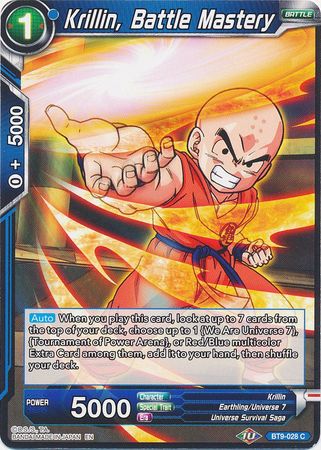 Krillin, Battle Mastery [BT9-028] | Shuffle n Cut Hobbies & Games