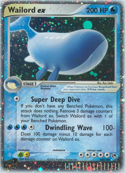 Wailord ex (100/100) [EX: Sandstorm] | Shuffle n Cut Hobbies & Games