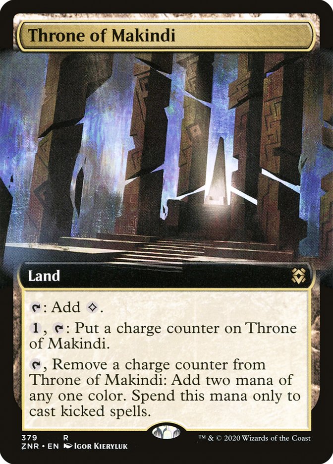 Throne of Makindi (Extended Art) [Zendikar Rising] | Shuffle n Cut Hobbies & Games