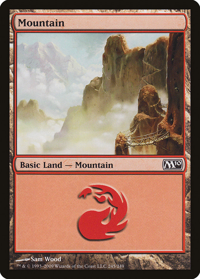 Mountain (245) [Magic 2010] | Shuffle n Cut Hobbies & Games