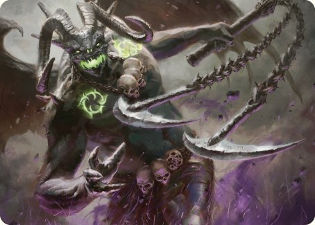 Archfiend of Despair Art Card [Commander Masters Art Series] | Shuffle n Cut Hobbies & Games