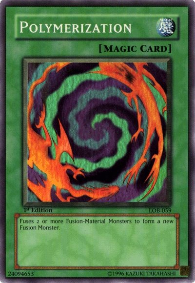 Polymerization [LOB-059] Super Rare | Shuffle n Cut Hobbies & Games