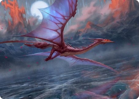 Manaform Hellkite Art Card [Innistrad: Crimson Vow Art Series] | Shuffle n Cut Hobbies & Games