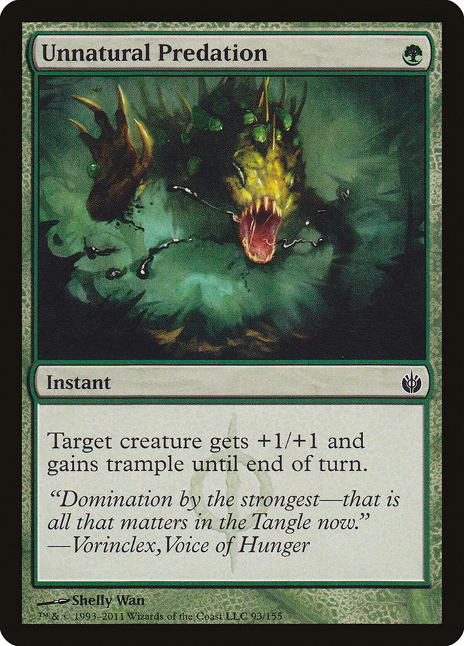 Unnatural Predation [Mirrodin Besieged] | Shuffle n Cut Hobbies & Games