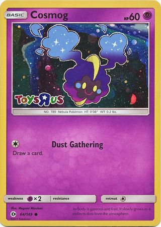 Cosmog (64/149) (Toys R Us Promo) [Sun & Moon: Base Set] | Shuffle n Cut Hobbies & Games