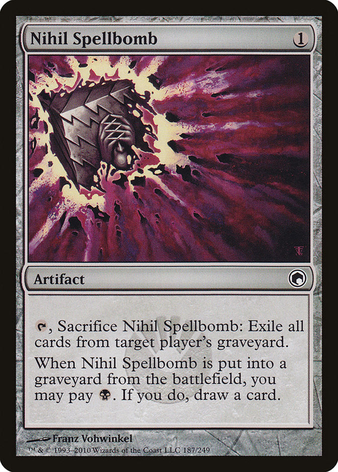 Nihil Spellbomb [Scars of Mirrodin] | Shuffle n Cut Hobbies & Games