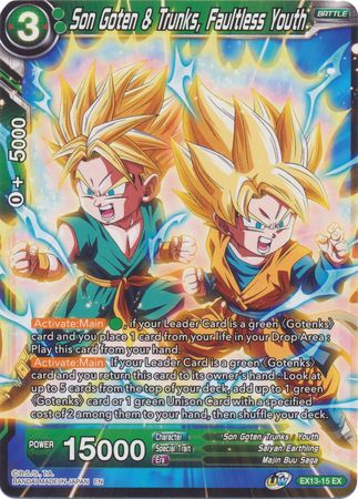 Son Goten & Trunks, Faultless Youth [EX13-15] | Shuffle n Cut Hobbies & Games