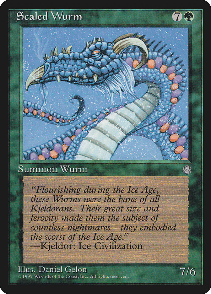 Scaled Wurm [Ice Age] | Shuffle n Cut Hobbies & Games