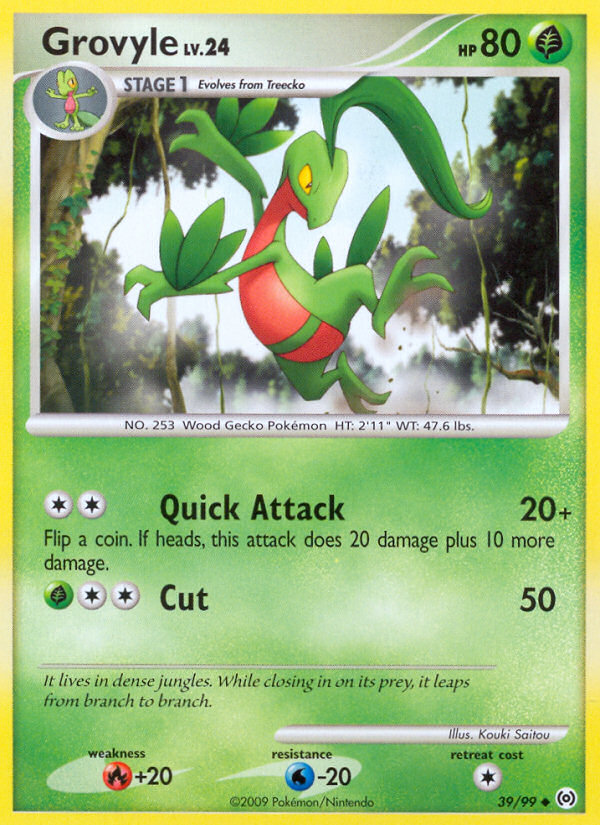 Grovyle (39/99) [Platinum: Arceus] | Shuffle n Cut Hobbies & Games