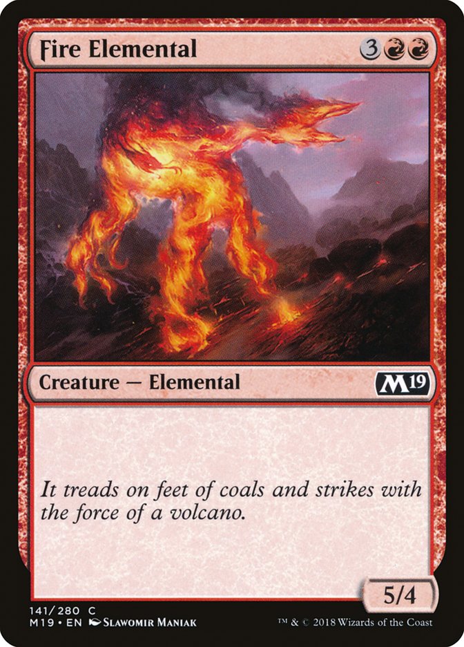 Fire Elemental [Core Set 2019] | Shuffle n Cut Hobbies & Games