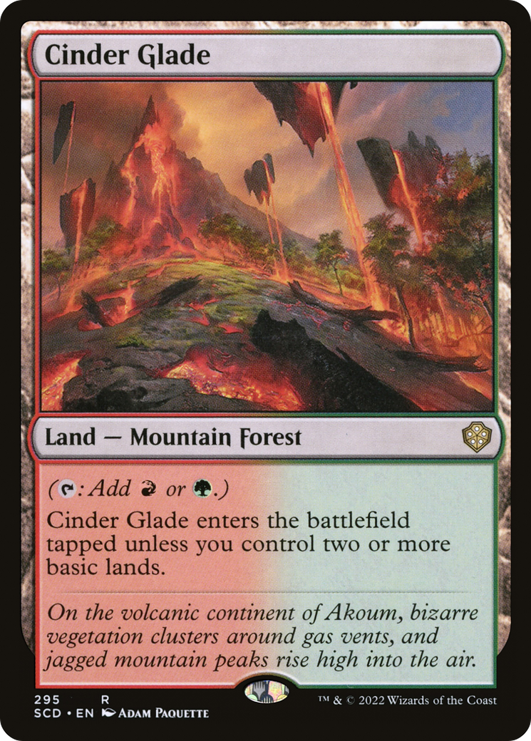 Cinder Glade [Starter Commander Decks] | Shuffle n Cut Hobbies & Games