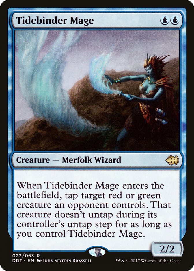 Tidebinder Mage [Duel Decks: Merfolk vs. Goblins] | Shuffle n Cut Hobbies & Games