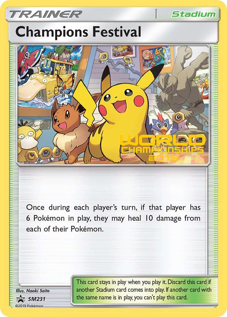 Champions Festival (SM231) (2019) [Sun & Moon: Black Star Promos] | Shuffle n Cut Hobbies & Games