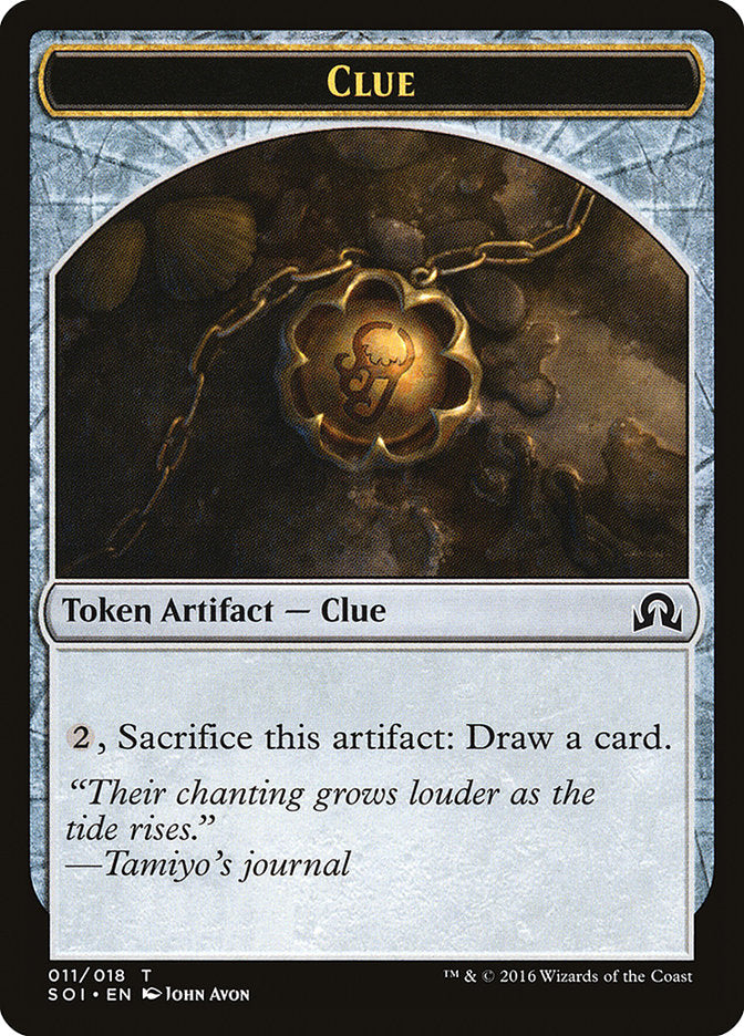 Clue Token (011/018) [Shadows over Innistrad Tokens] | Shuffle n Cut Hobbies & Games