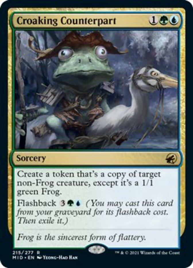 Croaking Counterpart [Innistrad: Midnight Hunt] | Shuffle n Cut Hobbies & Games