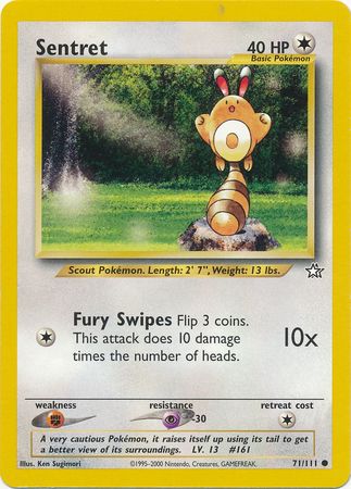 Sentret (71/111) [Neo Genesis Unlimited] | Shuffle n Cut Hobbies & Games