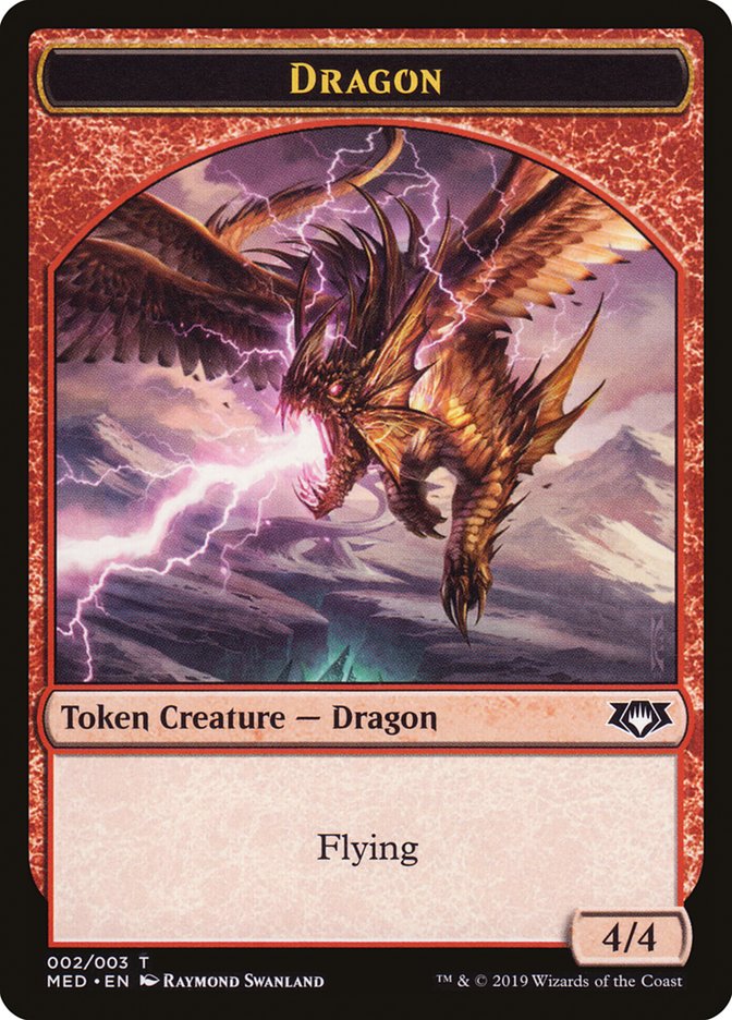 Dragon Token [Mythic Edition Tokens] | Shuffle n Cut Hobbies & Games