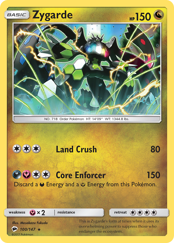 Zygarde (100/147) [Sun & Moon: Burning Shadows] | Shuffle n Cut Hobbies & Games