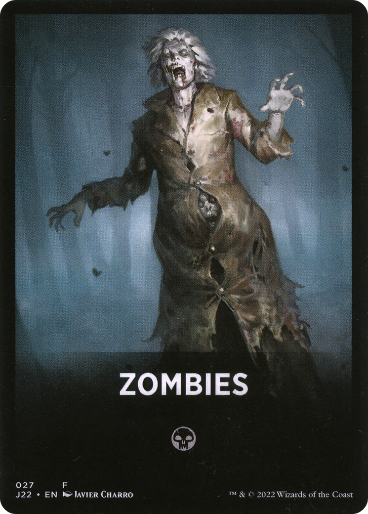 Zombies Theme Card [Jumpstart 2022 Front Cards] | Shuffle n Cut Hobbies & Games