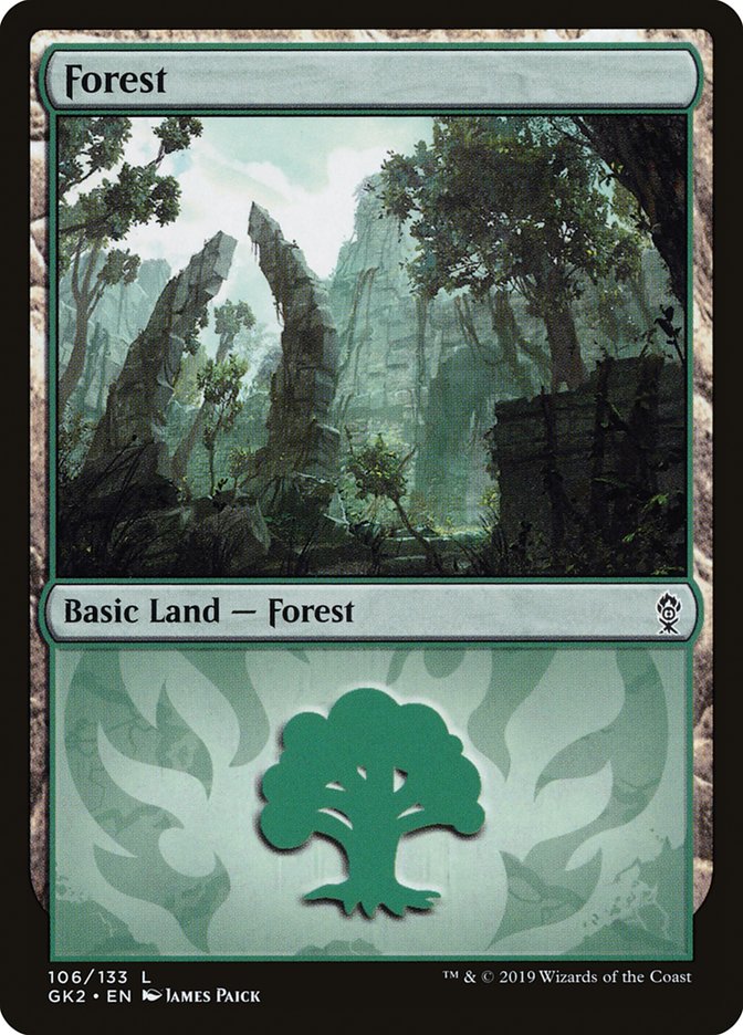 Forest (106) [Ravnica Allegiance Guild Kit] | Shuffle n Cut Hobbies & Games