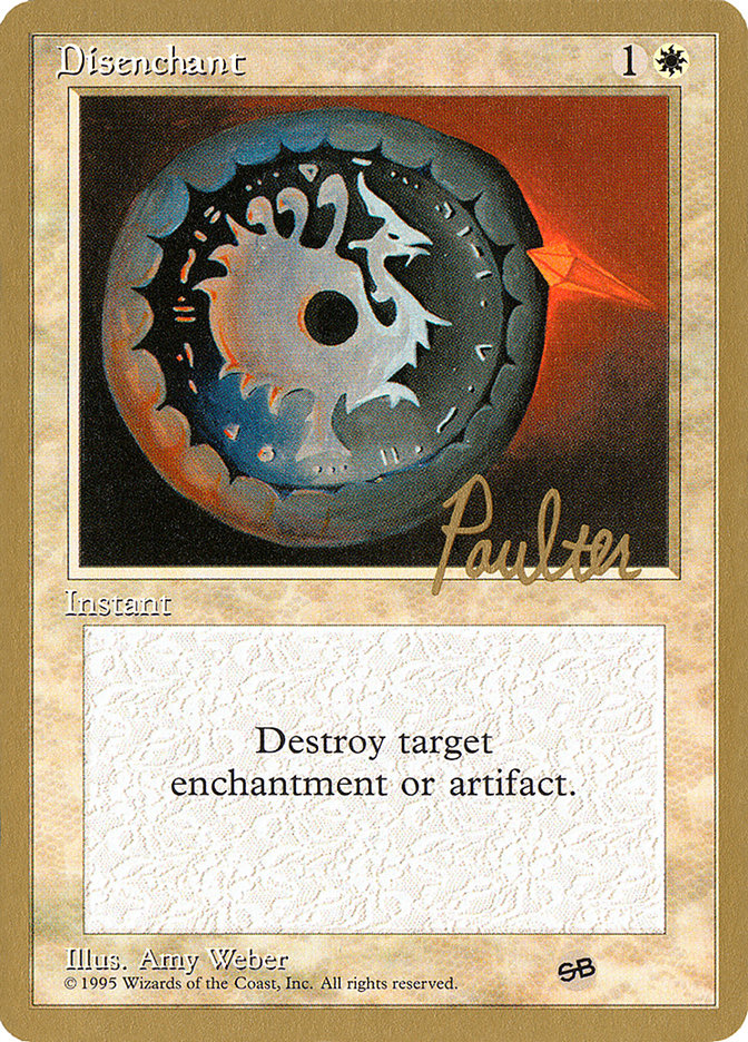 Disenchant (Preston Poulter) (SB) [Pro Tour Collector Set] | Shuffle n Cut Hobbies & Games