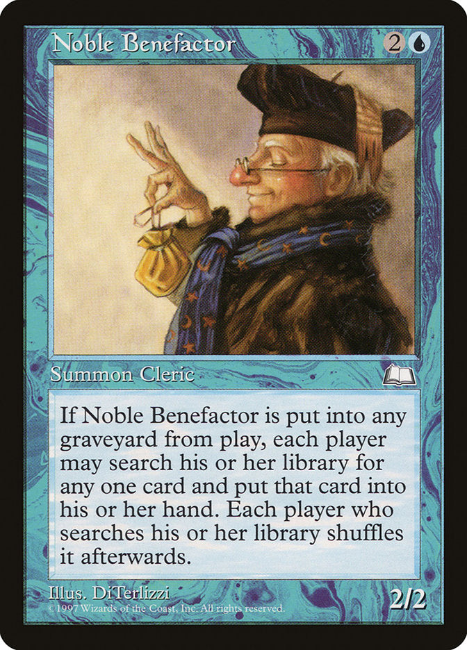 Noble Benefactor [Weatherlight] | Shuffle n Cut Hobbies & Games