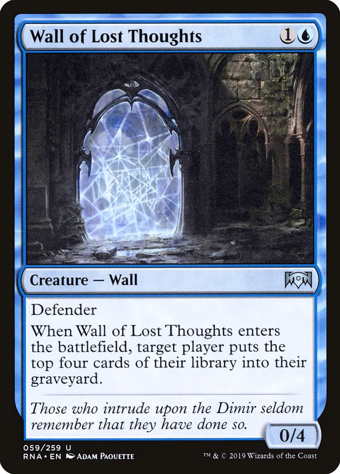 Wall of Lost Thoughts [Ravnica Allegiance] | Shuffle n Cut Hobbies & Games