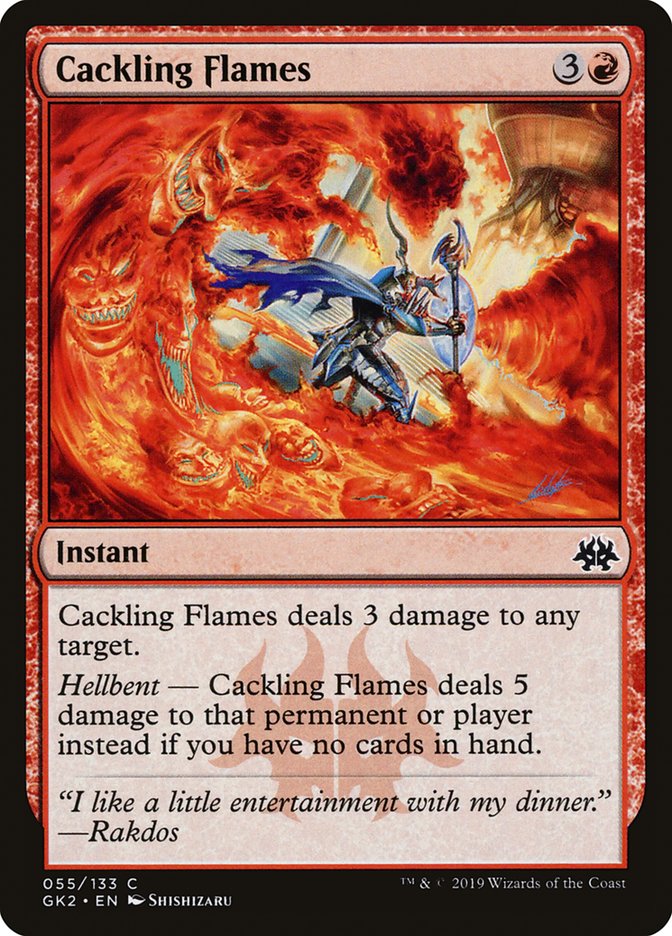 Cackling Flames [Ravnica Allegiance Guild Kit] | Shuffle n Cut Hobbies & Games