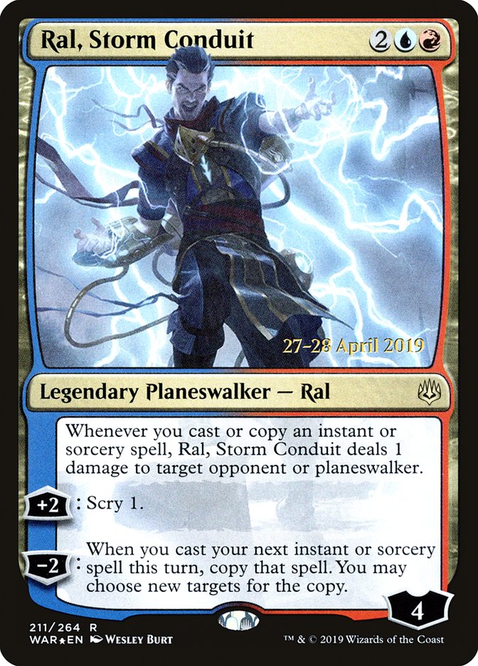 Ral, Storm Conduit [War of the Spark Prerelease Promos] | Shuffle n Cut Hobbies & Games