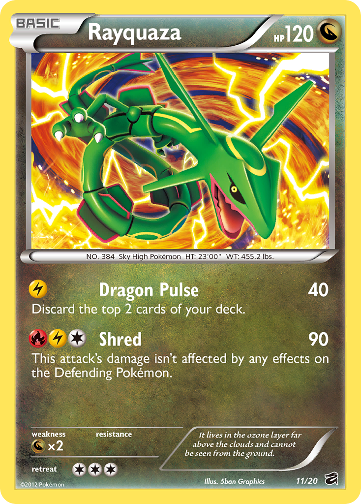 Rayquaza (11/20) [Black & White: Dragon Vault] | Shuffle n Cut Hobbies & Games