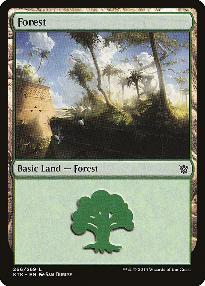 Forest (266) [Khans of Tarkir] | Shuffle n Cut Hobbies & Games