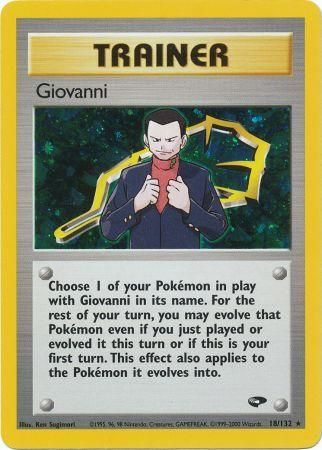 Giovanni (18/132) [Gym Challenge Unlimited] | Shuffle n Cut Hobbies & Games