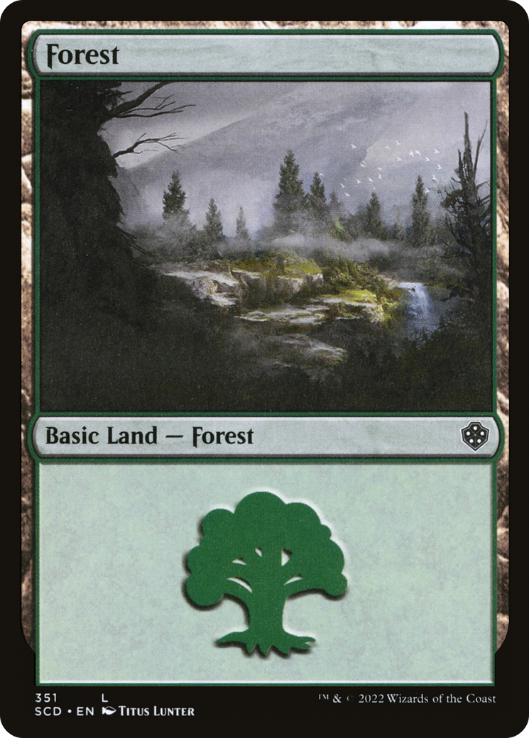 Forest (351) [Starter Commander Decks] | Shuffle n Cut Hobbies & Games