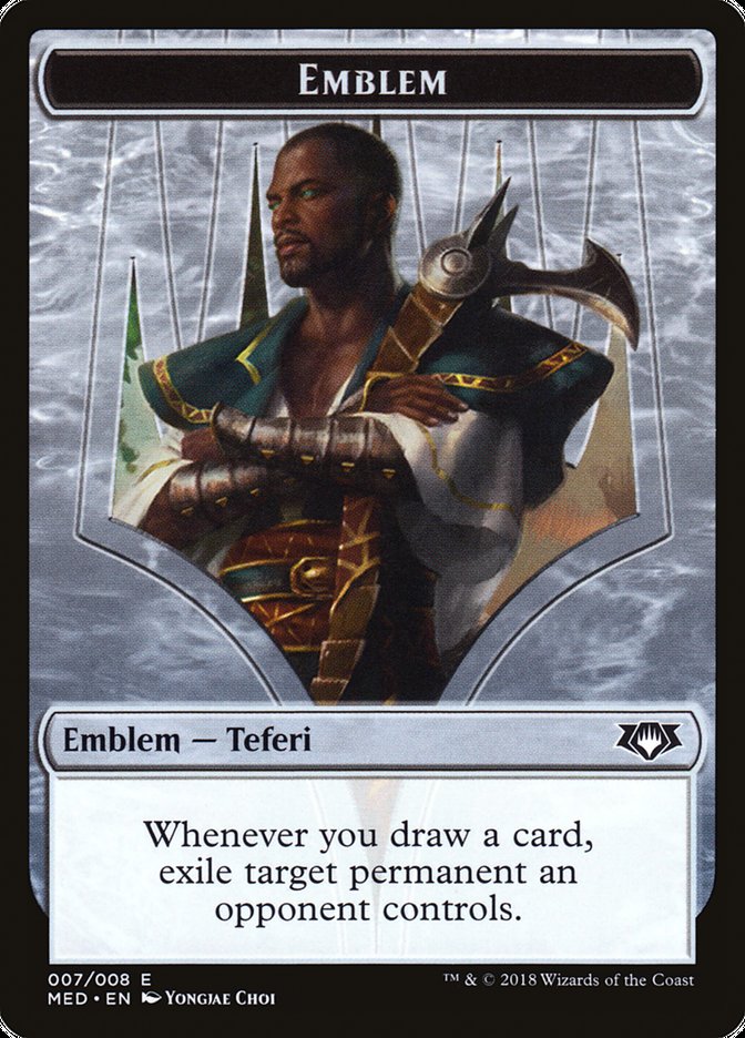 Teferi, Hero of Dominaria Emblem [Mythic Edition Tokens] | Shuffle n Cut Hobbies & Games