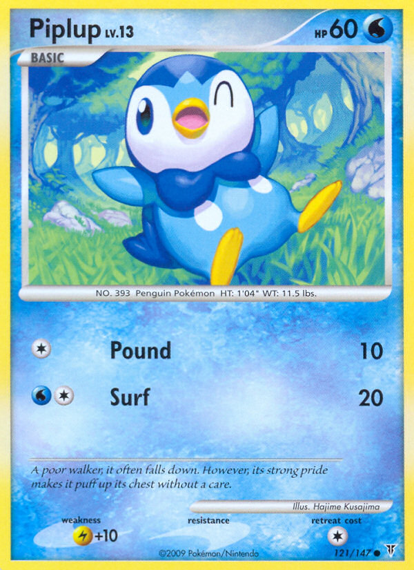 Piplup (121/147) [Platinum: Supreme Victors] | Shuffle n Cut Hobbies & Games