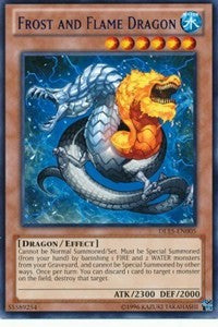 Frost and Flame Dragon (Blue) [DL15-EN005] Rare | Shuffle n Cut Hobbies & Games