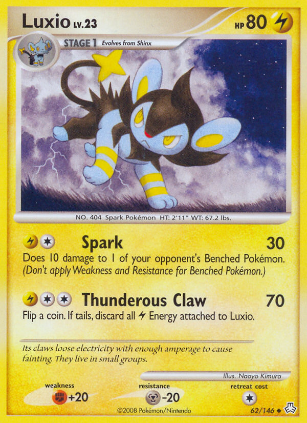 Luxio (62/146) [Diamond & Pearl: Legends Awakened] | Shuffle n Cut Hobbies & Games