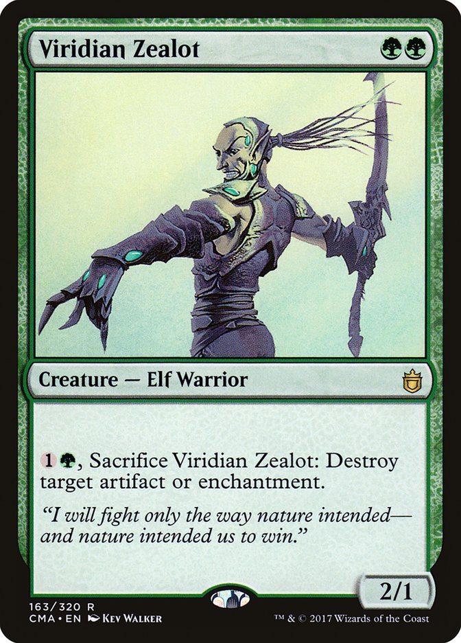 Viridian Zealot [Commander Anthology] | Shuffle n Cut Hobbies & Games