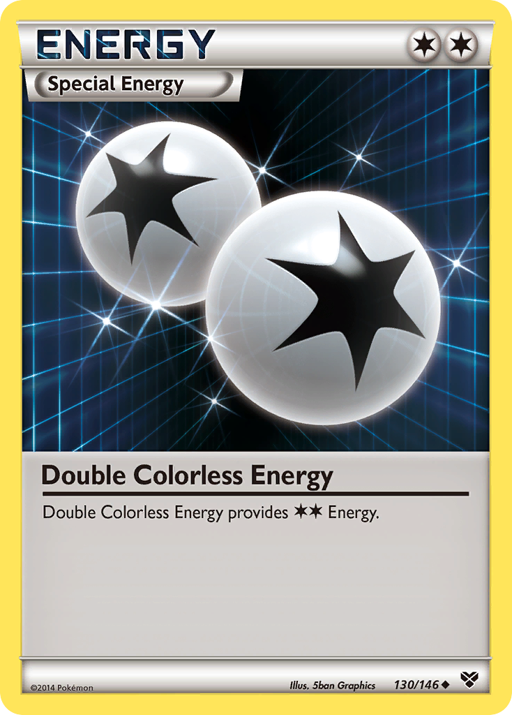 Double Colorless Energy (130/146) [XY: Base Set] | Shuffle n Cut Hobbies & Games