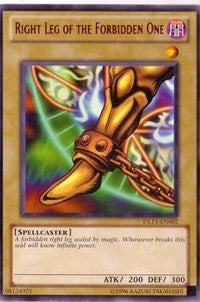 Right Leg of the Forbidden One (Red) [DL11-EN002] Rare | Shuffle n Cut Hobbies & Games